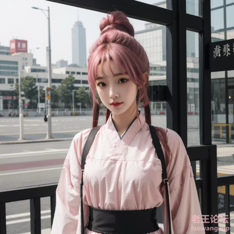 00009-3039716550-Girl, outside, Chinese Hanfu, pink hair, cute face, body,.png